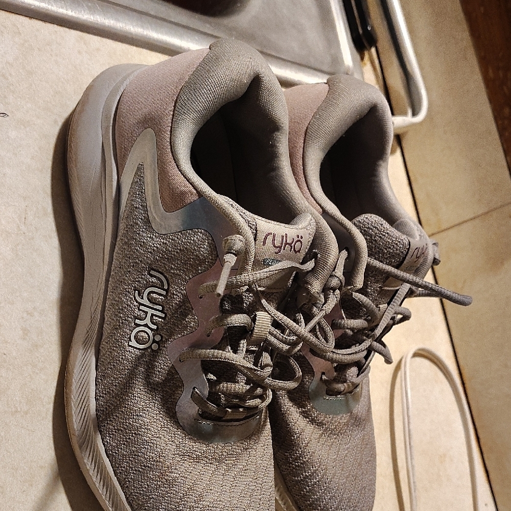 Ryka Women's Athletic Shoes in Taupe and Gray